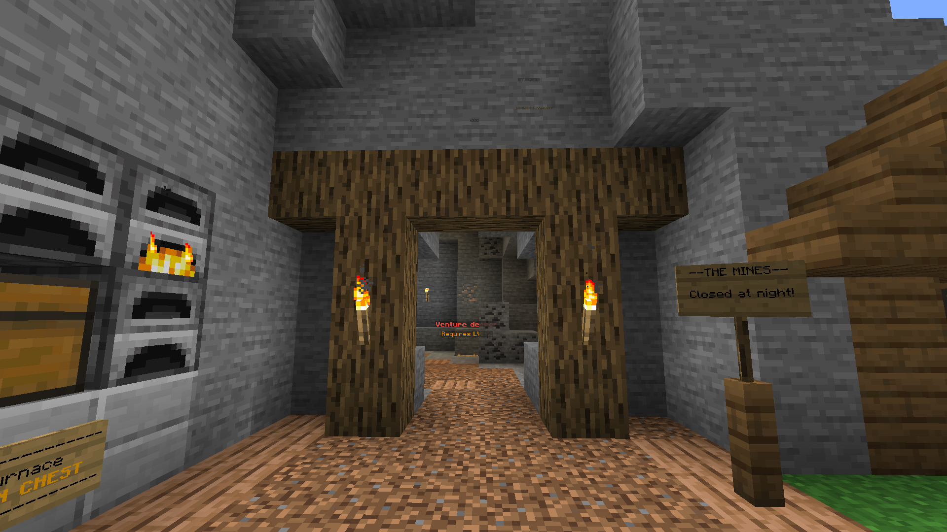 Entrance to the mines.